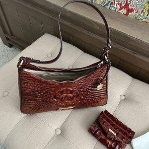 Brahmin handbag and wallet combo